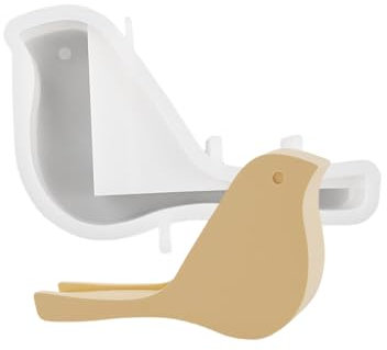 Silikonform für Zuhause, Gips, zum Basteln, Vogelform, Zement, Visitenkartenhalter und Gips-Ornament