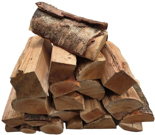 Kiln Dried Logs – 60L Hardwood Grab Bags – Simple & Quick to Light – Excellent Heat Output – Low Residue – Eco-Friendly & Ready to Burn – Dry Storage