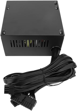 MENDUNER Alimentatore ATX da 400 W, Certificazione 80 Plus, Ventola Silenziosa da 12 Cm con Controllo Intelligente della Temperatura, Alimentatore per PC Desktop per Giochi, Alta Efficienza e Ampia