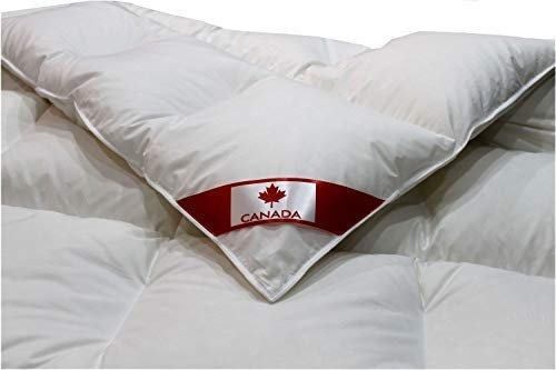 Bettengalerie Schwab Daunendecke Canada warme Winterdecke mit reinen Gänsedaunen (200x220cm)