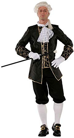 shoperama Marquis Herren Barock Rokoko Kostüm Taft Anzug Graf Adliger französisch Renaissance de Sade Karneval
