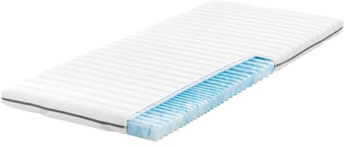 RAVENSBERGER Gel Topper Gel-LUX - Härtegrad H2/H3, mittel - 50-110 kg - 80 x 200 cm, Höhe 9 cm - Matratzenauflage aus Gelschaum mit RAVOTEX Funktions-Bezug, allergikerfreundlich