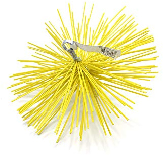 PYRO FEU 862571 Schornsteinkopf Nylon 200 mm metrisches Gewinde 12, Gelb