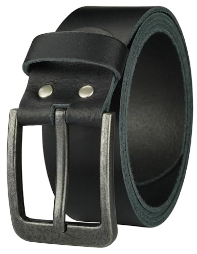 Manza Gürtel Ledergürtel Damen Herren 4cm breit echtes Leder Handgemacht Jeansgürtel Rindleder MADE IN GERMANY NEU #4M520