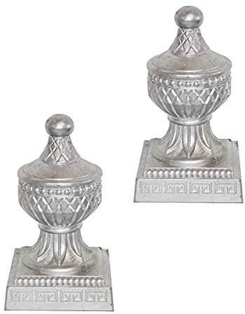 CLLX 2 X Chapeau Poteau Bois Chapeau Poteau Bois en Forme De Pyramide en D'aluminium pour Poteaux en Bois,120x120mm