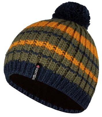 Trollkids Kids Hafjell Bobble Cap | Universelle Bommelmütze, Fleece-Innenstirnband