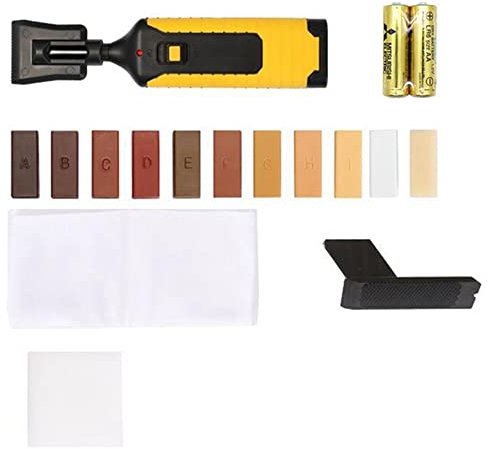 Kit de RéParation de Carrelage Kit de RéParation de Pierre avec 11 Blocs de Cire, Remplissage de Crevasses de Carrelage et Peinture de RéParation de Carrelage