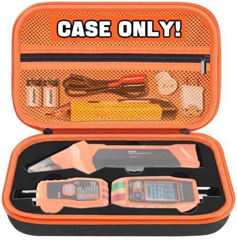 Hartschalenkoffer für Klein Tools ET310 AC-Leitungsschutzschalter, elektrischer Tester und 80041 Steckdosen-Reparaturwerkzeug-Set & RT250 GFCI Steckdosen-Tester und Zubehör, Aufbewahrungstasche für