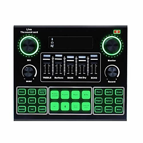 Sound Card USB Headset Microphone Webcast Live Streaming Sound Card Mobile Phone Computer Singing Universal Sound
