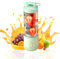Portable Blender,500ML Personal Blender 12 Blades USB Rechargeable Fresh Juice Blender Bottle,Portable Smoothie Maker for Smoothies/Fruit Shakes/Baby Food Blender,Mini Blender for Office,Sports,Travel