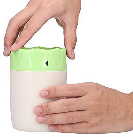 Rallador Manual de Manzanas, Trituradora Giratoria, Rallador de Frutas para Frutas, Manzanas, Patatas, con Fácil Limpieza, Portabilidad, Herramienta de Cocina Ligera, Segura y No