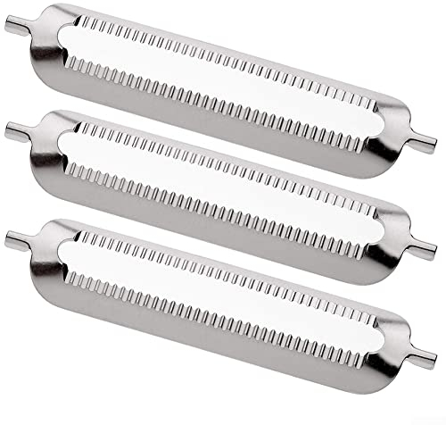 DuBom 3 Replacement Blades, Rustproof Pendulum Blade For Double Peeler And Single Peeler Asparagus Peeler Peeler-flat mouth (tooth mouth)