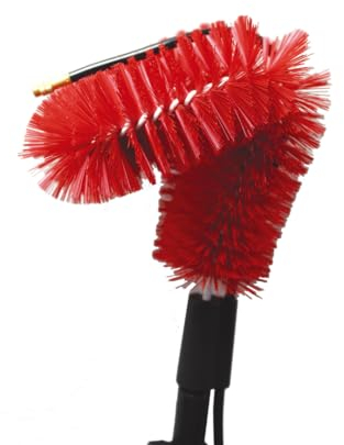 Brosse de Nettoyage télescopique- VENTEO- kit de Nettoyage de gouttière - alimentée à l'eau - Brosse de Nettoyage de gouttière - toiture - Nettoyage des Panneaux solaires