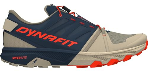 DYNAFIT Alpine Pro 2 Cushioned Trail Running Shoe, Rock Khaki/Blueberry, 43 EU