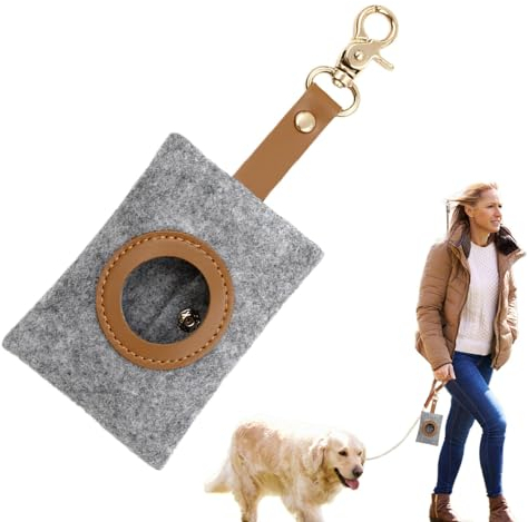Hundekotbeutelhalter, Hundekotbeutelspender aus Filz | Kotbeutelspender Hundebeutelspender | Hundebeutelspender, Hundekotbeutelhalter, Hundebeutelhalter, Kotbeutelspender aus Filz