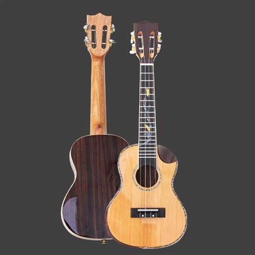 23 Inch Red Pine Redwood Glossy Solid Board Ukulele Guitar Instrument