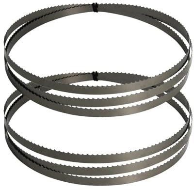 NHEISSCF Band Saw Blades, 2pcs 14 TPI Bandsaw Blade, 3/8 Inch Width Band Saw Blade, 9.5mm Multi Length Bandsaw Blade For Cut Wood Plastic Tool(70 1/2 x 3/8 inch)