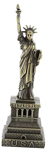 Alipis Metallornament Freiheitsstatue Modell Deko-Statue Tischschmuck Garten-schmuckstatue Metallornament Hofdeko Ornament Gartendeko