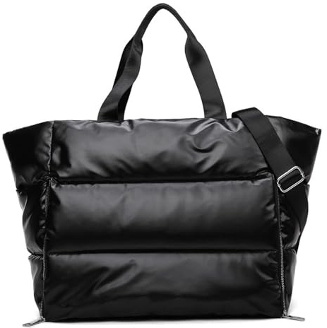 Windmilne Yogatasche für Damen, Sport-/Schwimmtasche, Nass-/Trocken-Yoga-Trainingstasche für Yoga-Reisen (Schwarz, 31 x 23 x 42 cm)