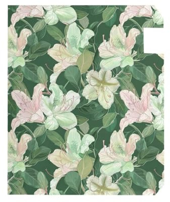 Illustration Azalea Dark Green Decorative mailbox wraps for christmas unique christmas mailbox covers standard size Caja de correos 18x21 In
