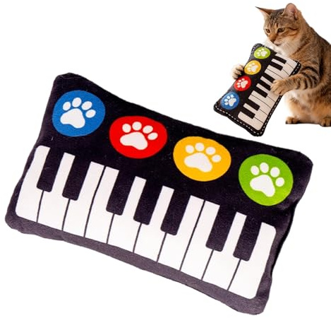 Yidueace Cat Toys That Make Noise | Piano Shape Kitten Training Supplies,Interactive Cat Toy,for Apartment Bedroom Living Room Study Home Office Indoor Play Bonding Time Pet Parents