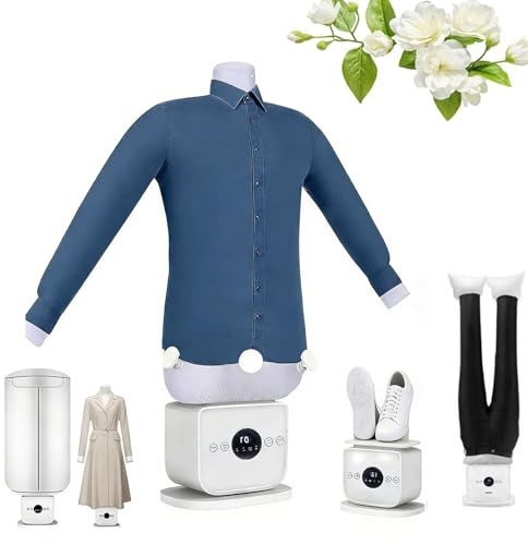 Sunseota Bügelpuppe–Hemdenbügler & Bügelmaschine für Hemden,Blusen,T-Shirts,Hosen – Bügelautomat mit 3-in-1 Bügeln & Trocknen Funktionen – effiziente Bügelhilfe Upgraded