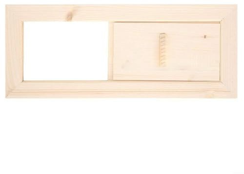 KiraKira El panel de madera de la rejilla de la ventilación de la sauna, 21.1x15.2 cm del respiradero del hogar de la rejilla del respiradero casero, fácil instala el accesorio de la circulación de