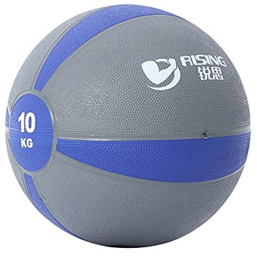 Medizinbälle Gummi-Medizin-Kugel, Professionelle Krafttraining-Box-Training Hüpfer, rutschfeste Verschleißfeste, 10kg / 22lbs