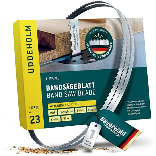 Bayerwald Uddeholm bandsågblad – 1826 x 8 x 0,5 x 4/för alla vanliga trätyper/sågband lämpligt för Bernardo och mycket mer.
