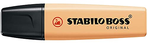 Textmarker - STABILO BOSS ORIGINAL Pastel - Einzelstift - sanftes Orange