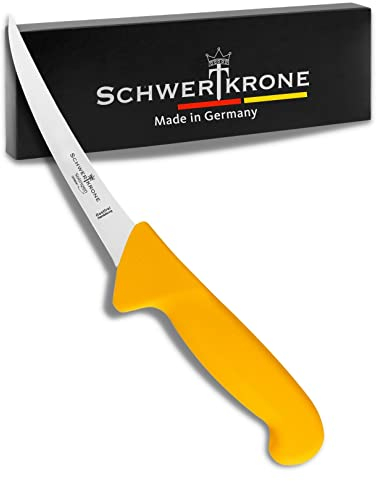Schwertkrone Metzgermesser Ausbeinmesser 6'' Solingen - Edelstahl, polierte Klinge, rostfrei