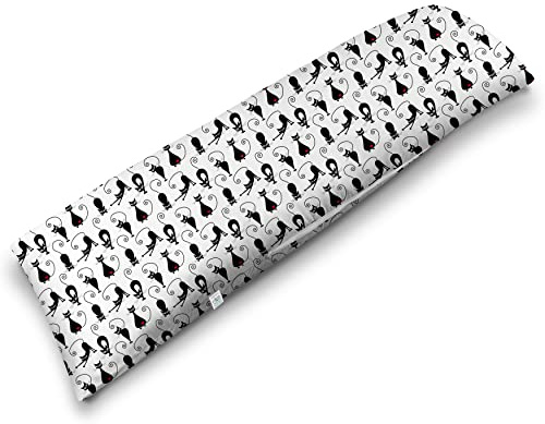 ekmTRADE Seitenschläferkissen 40x145cm Langkissen ergonomisches Schlafkissen, erholsamen Schlaf optimale Druckentlastung, Körperanpassung, für Schwangere, Stillende & Allergiker (27, Kissen mit Bezug)