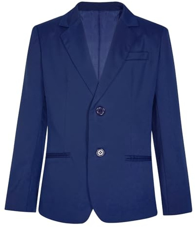 ranrann Enfant Garçon Veste de Costume Smoking Manteau Blazer Costume Soirée Cérémonie Mariage 3-14 Ans
