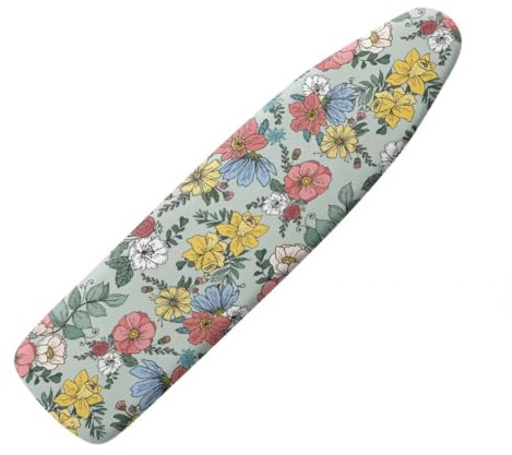 Jeiento Vintage Floral Ironing Board Cover Flowers 15x54 Scorch Resistant Ironing Board Covers Protective Cover Full Size Polyester Ironing Covers,Home Decor