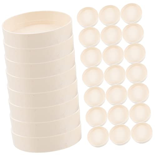 HEMOTON 50 Stück Wasserschlauch Adapter Rundrohrverbinder Waschmaschinenschläuche Abdeckungen Für Klärgruben Plastikschlauch Endkappen Pvc Schutz Weiß Sprühwasser