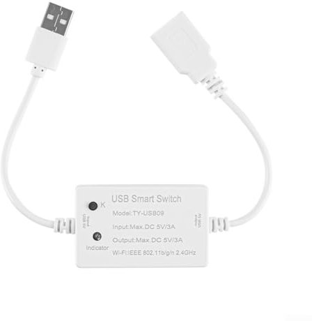 Interruptor de circuito inteligente, para Tuya USB Smart Switch WIFI, interruptor de circuito, control remoto inalámbrico, control de voz