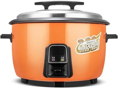 Olla arrocera grande (8L-45L) Olla arrocera antiadherente espesa comercial, aislamiento automático, for restaurantes, cantinas, escuelas, usada en EE. UU./UE(45L)