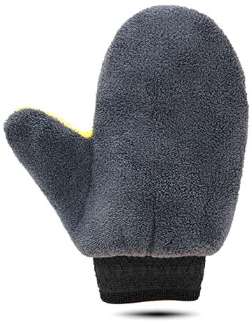 Montesy Gant de lavage de voiture en microfibre chenille 24 x 20 cm