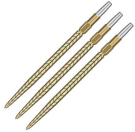 TARGET Darts Swiss Point Dart-poäng, RVE (3-pack uppsättning tips) 26 mm/30 mm/35 mm/40 mm – guld/silver/svart | ändra dartpoäng, schweiziska stormpoäng, professionella darttillbehör
