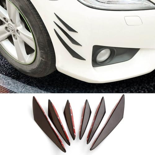 Auto Frontspoiler Frontstoßstangen SpoilerLippe Diffusor Protector Body Kits,Compatible for Audi A1 A3 A4 A5 A6 A7 A8 B6 B7 B8 B9 C6 C7 C8 D3 D4 D5 D6.,A/Black-normal