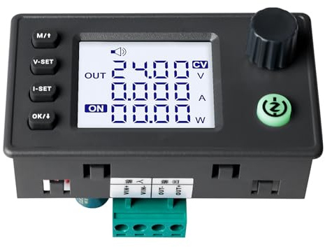 Convertidor DC Boost Buck, convertidor Buck-Boost de 6-36 V hasta 0,5-37 V, 40 W, 4,5 A, voltaje ajustable, fuente de alimentación estabilizada