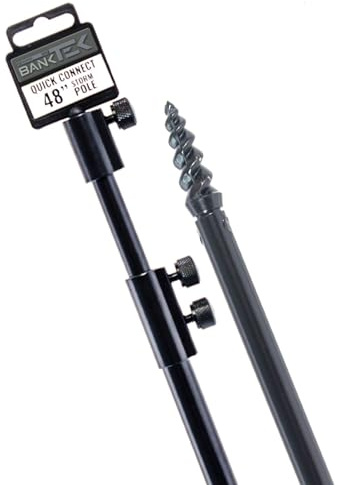 Sonik Bank-Tek Quick Connect Sturmstange, 121,9 cm, DC0053, Länge ausziehbar von 48–83 cm