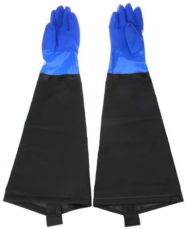 ZWTPGKRD Practical Drain Cleaning Gloves Pond Gloves Long Rubber Gloves Work Gloves Non Slip And Gloves