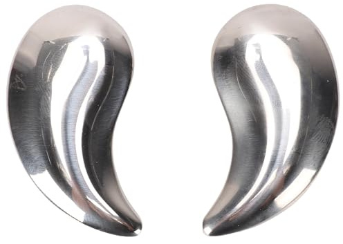 HELEVIA Augenmaske aus Edelstahl 304, Mondförmige, Unzerbrechliche Kühlpackungen für die Augen, mit Glatter Oberfläche und Integriertem Gel, Zur Linderung bei Heißen