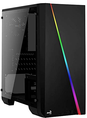 Aerocool CYLONMINI, Boîtier PC ATX, RGB, Ventilateur Arrière 12cm, Noir
