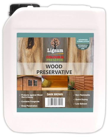Wood Preserver 5L Dark Brown