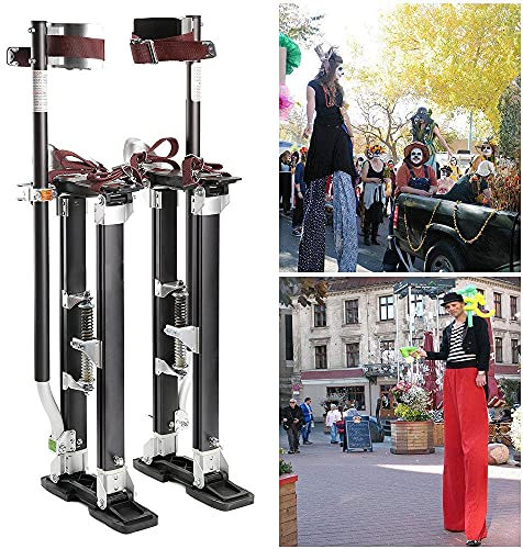 Kfz-Mechaniker-Werkzeuge, 1 Paar verstellbare Stelzen aus Aluminium, 46 bis 102 cm/18-40 Zoll, professionelle Stelzen, Arbeitslackierung, für Maler, höhenverstellbare Arbeitsstelze