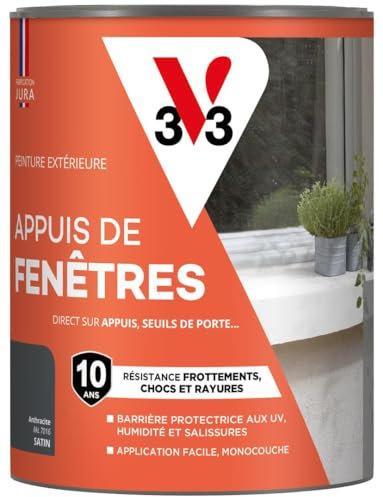 V33 Peinture pour appuis de fenêtres, Anthracite 1L