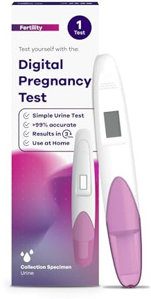 2San Early Detection Pregnancy Test Digital, 99.99% Accuracy, 1 Pack, Detect Up to 6 Days Early Pregnancy Tests, Quick Results