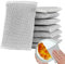 8-Pack Scourers Scouring Pads Sponge, Non Scratch Scrubbing Metal Scourer, Reusable Kitchen Sponges and Bathroom Cleaning Sponge, Long-Lasting Dish Multi-surface Pads Sponge